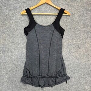 Lululemon Run For Your Life Tank Top Womens 8 Built in Sports Bra Training Gym